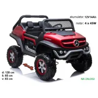 Mercedes Unimog XL dvosed (rdeč) Mercedes Unimog XL dvosed (rdeč)