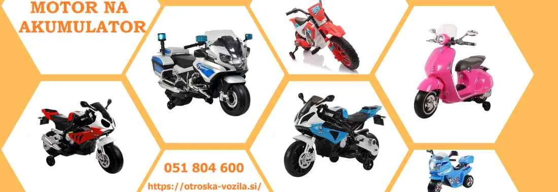 otroški motorji na akumulator